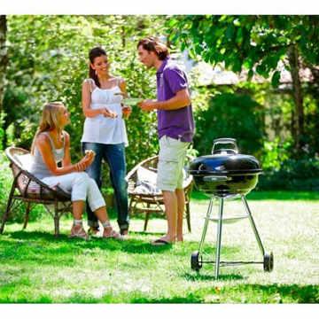 Угольный гриль  Weber Compact Kettle – фотография 4