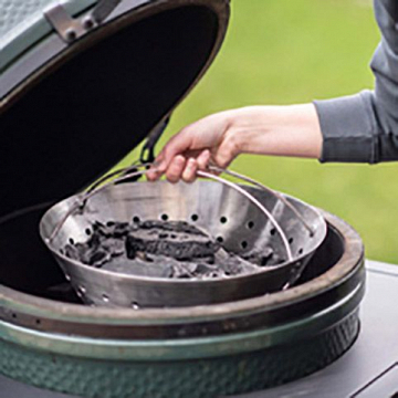  Стальная чаша для угля для гриля Big Green Egg MiniMax – фотография 3