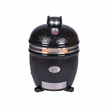 Керамический гриль  Monolith Junior Black 2.0 – фотография 1