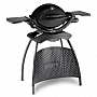 Газовый гриль  Weber Q 2200 Black Line с подставкой