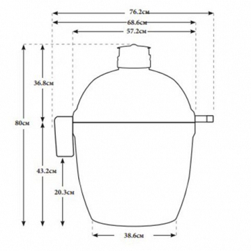 Керамический гриль  Kamado Joe Stand-Alone Classic II – фотография 16